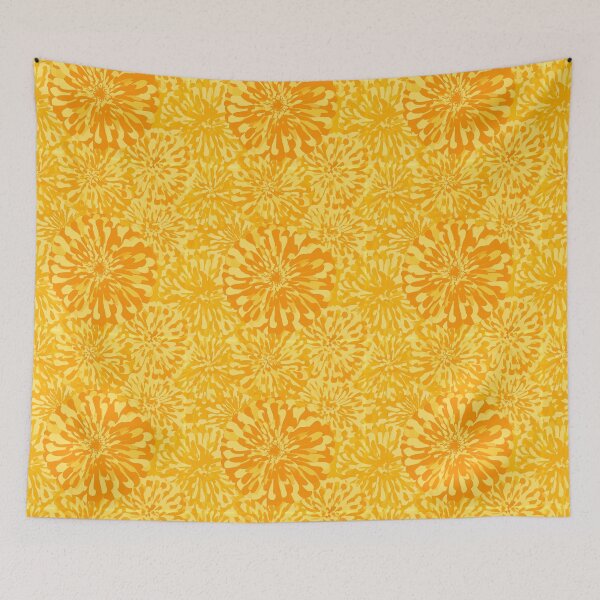 Item preview, Minimalistic Zinnia Texture  - Birthday Flower Pattern - Retirement Gifts For Grandma designed and sold by RoyalStarsPatts.