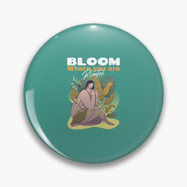 Item preview, Bloom Where You Are Planted - Abstract Botanical Art designed and sold by chatzous.