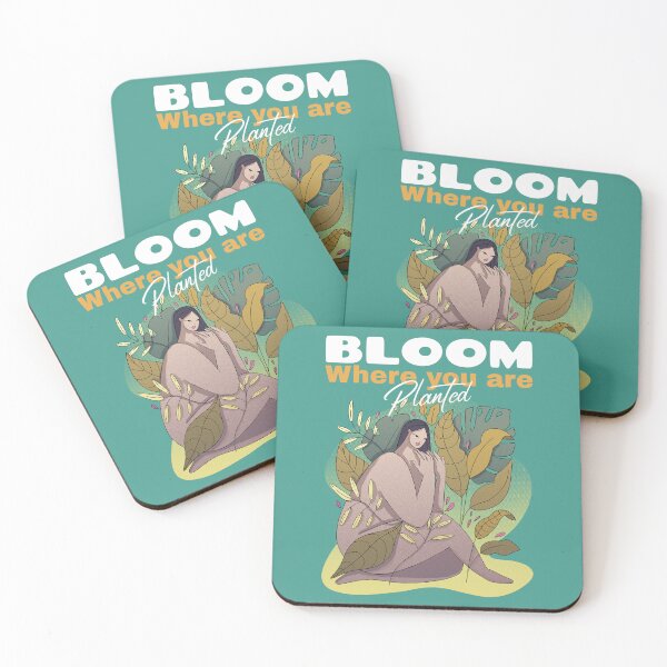 Item preview, Bloom Where You Are Planted - Abstract Botanical Art designed and sold by chatzous.