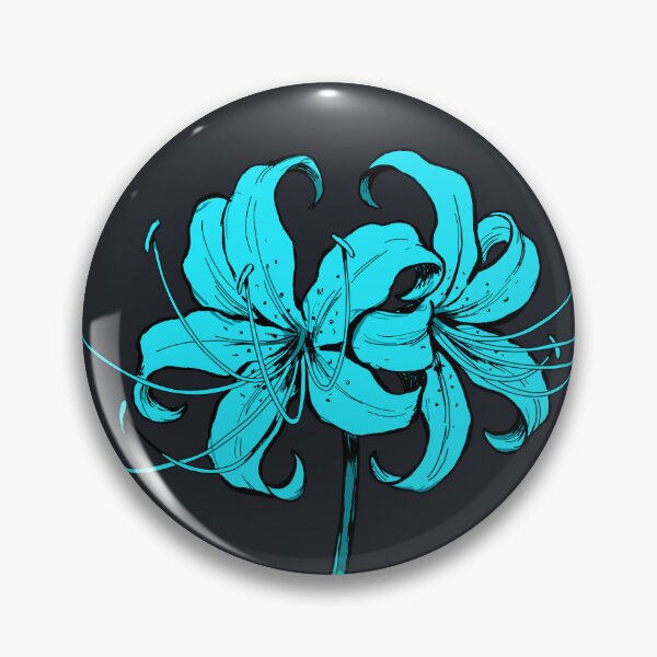 Item preview, Beautiful Blue Spider Lily Japanese Flower  designed and sold by SakuraHaven.