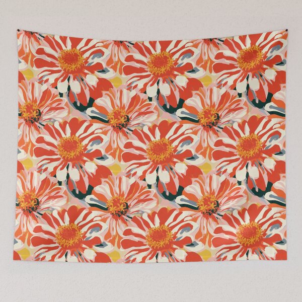 Item preview, Fresh Zinnia Flower  - Retro Flower Floral - Retirement Gifts for Mom designed and sold by RoyalStarsPatts.