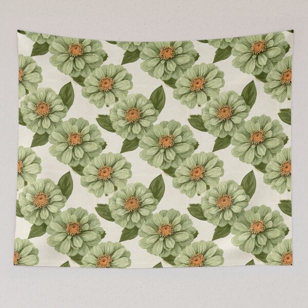 Item preview, Fragrant Zinnia Print  - Birth Flower Pattern - Retirement Gifts for Wife designed and sold by RoyalStarsPatts.