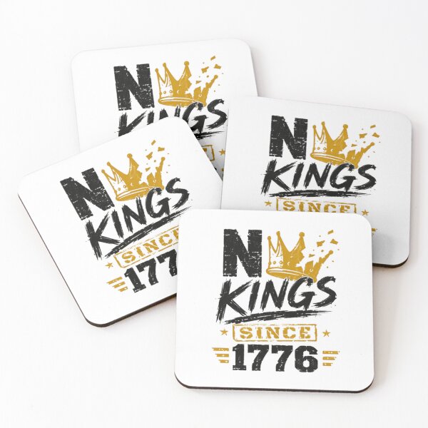 Item preview, No Kings Since 1776 American Patriot Independence designed and sold by SkeletonsDanger.