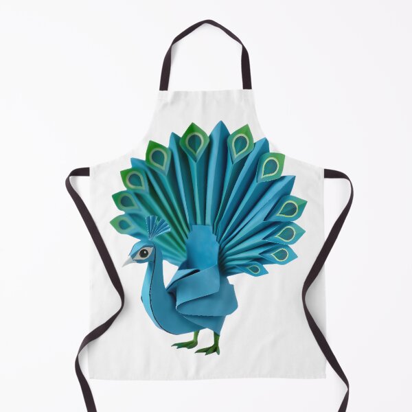 Item preview, Azure Plumes: Origami Papercraft Peacock designed and sold by Shanlana.