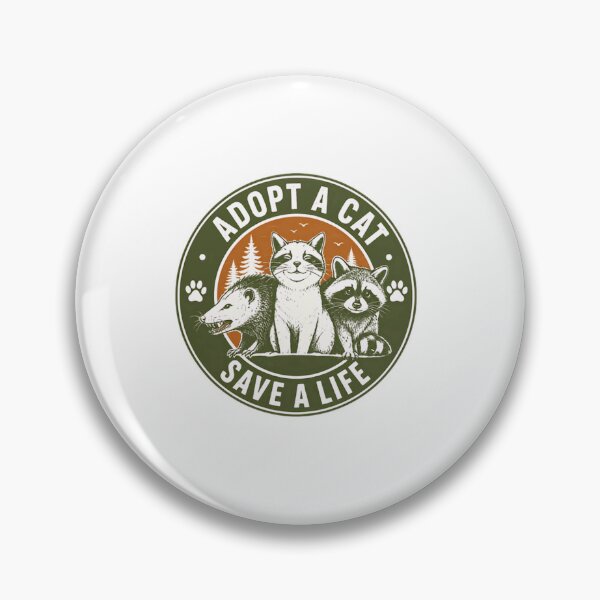 Item preview, Adopt A Cat Save A Life Animal Rescue Pet Adoption Wildlife Lover designed and sold by SkeletonsDanger.