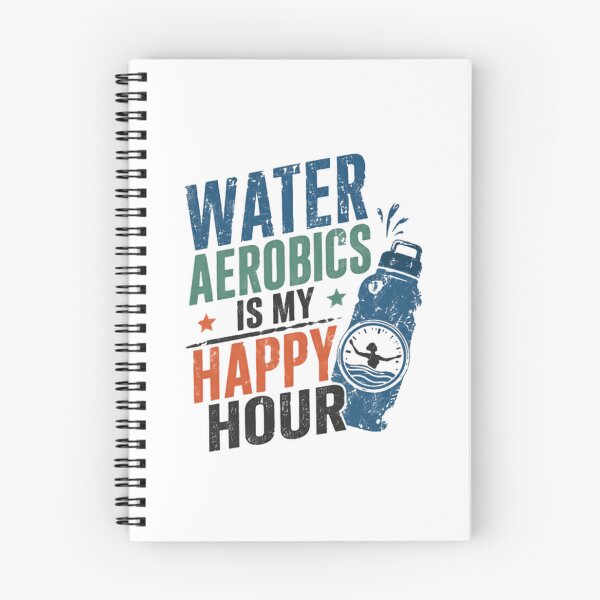 Item preview, Water Aerobics Is My Happy Hour Aquatic Fitness Swimmer Workout Enthusiast designed and sold by SkeletonsDanger.