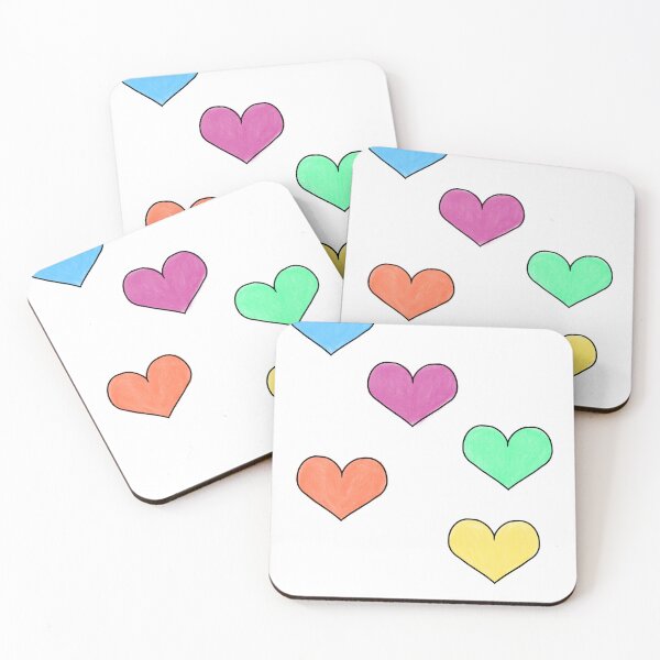 Item preview, Rainbow Hearts designed and sold by Clover Crow.
