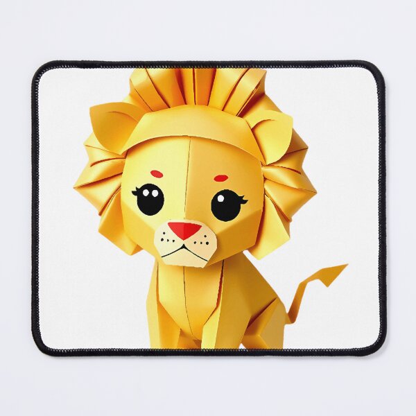 Item preview, Golden Mane: Geometric Origami Lion designed and sold by Shanlana.