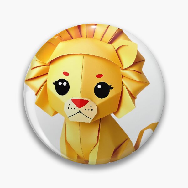 Item preview, Golden Mane: Geometric Origami Lion designed and sold by Shanlana.
