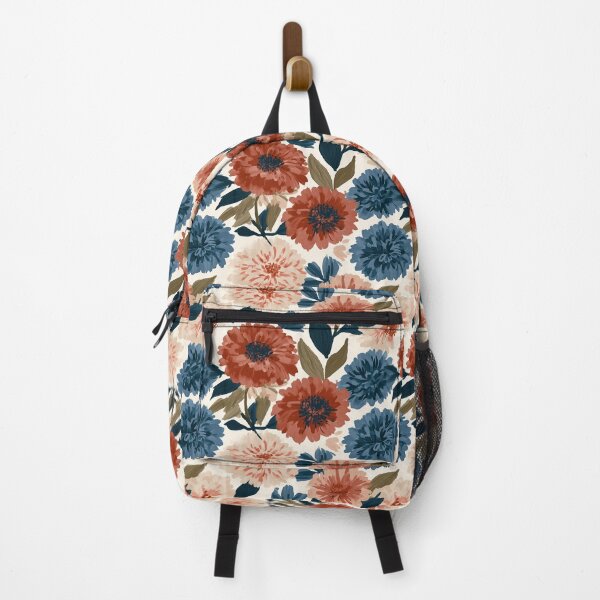 Item preview, Delicate Zinnia Print  - Retro Flower Floral - Retirement Gifts for Dad designed and sold by RoyalStarsPatts.