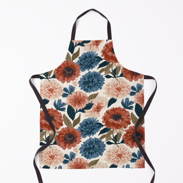 Item preview, Delicate Zinnia Print  - Retro Flower Floral - Retirement Gifts for Dad designed and sold by RoyalStarsPatts.