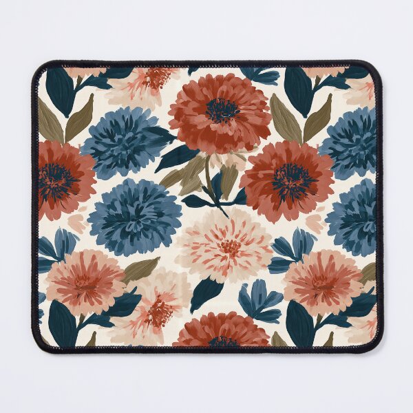 Item preview, Delicate Zinnia Print - Retro Flower Floral - Retirement Gifts for Dad designed and sold by RoyalStarsPatts.