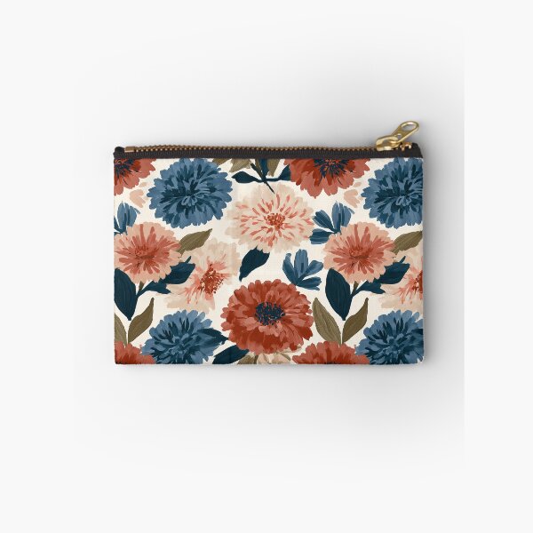 Item preview, Delicate Zinnia Print  - Retro Flower Floral - Retirement Gifts for Dad designed and sold by RoyalStarsPatts.