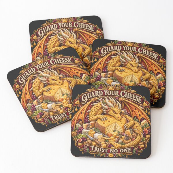 Item preview, Cheese Dragon – Guard Your Cheese Fantasy Embroidery for Cheese Lovers designed and sold by Emoji Emblems.