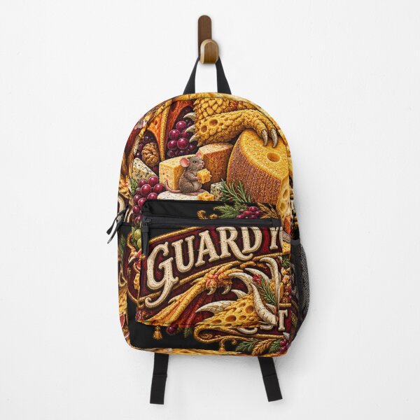 Item preview, Cheese Dragon – Guard Your Cheese Fantasy Embroidery for Cheese Lovers designed and sold by Emoji Emblems.