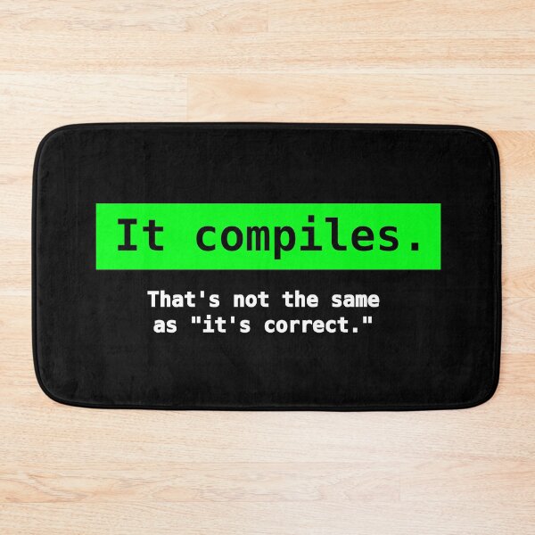 Item preview, OpenBSD: It compiles. That's not the same as "it's correct." designed and sold by LittleGreyMan2026.