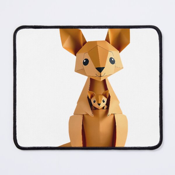 Item preview, Pouch Hug: Papercraft Kangaroo Joey designed and sold by Shanlana.