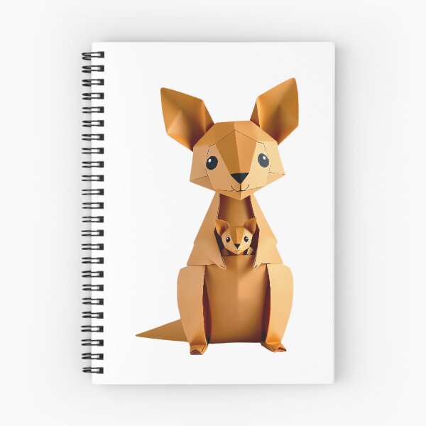 Item preview, Pouch Hug: Papercraft Kangaroo Joey designed and sold by Shanlana.
