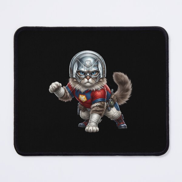 Item preview, Superhero Cat Warrior - Armored Feline Comic Fantasy Art designed and sold by TOOBIC.