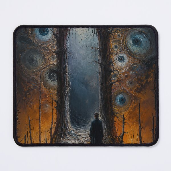 Item preview, Cosmic horror Doorway - oil painting designed and sold by abby-thorns.