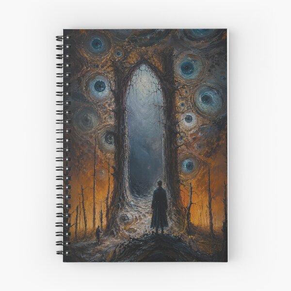Item preview, Cosmic horror Doorway - oil painting designed and sold by abby-thorns.