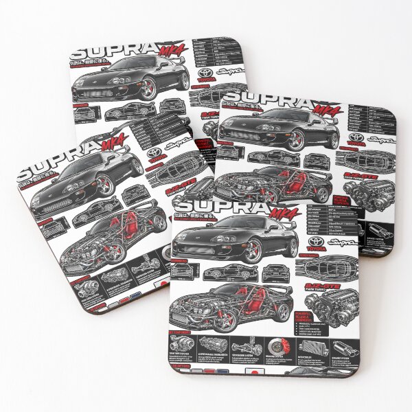 Item preview, Toyota Supra MK4 JDM Iconic Sports Car Graphic designed and sold by muzothe1.