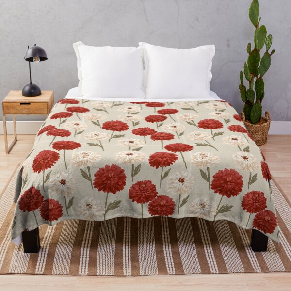 Item preview, Ornamental Zinnia Floral - Hawaiian Flower Pattern - Secret Santa Gifts designed and sold by RoyalStarsPatts.