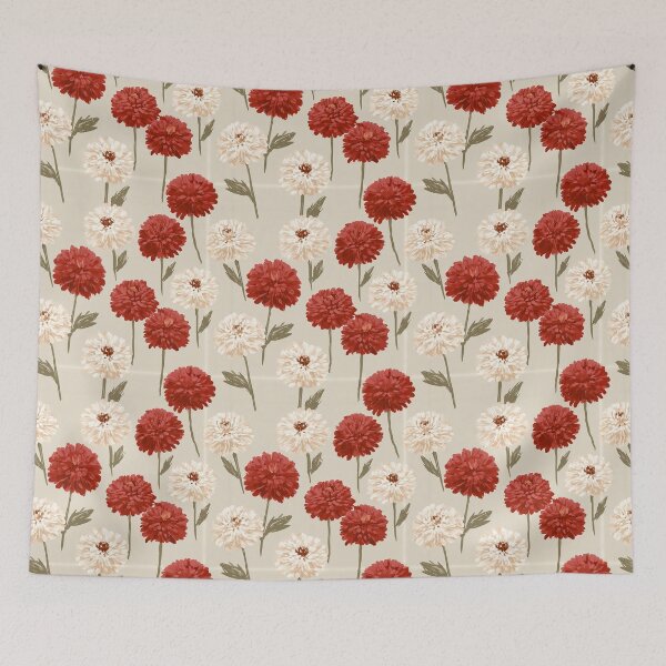 Item preview, Ornamental Zinnia Floral - Hawaiian Flower Pattern - Secret Santa Gifts designed and sold by RoyalStarsPatts.