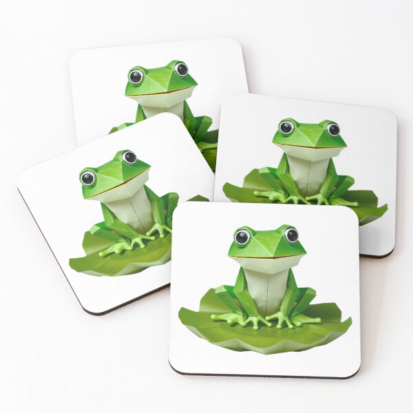 Item preview, Lily Pad: Low Poly Green Frog designed and sold by Shanlana.