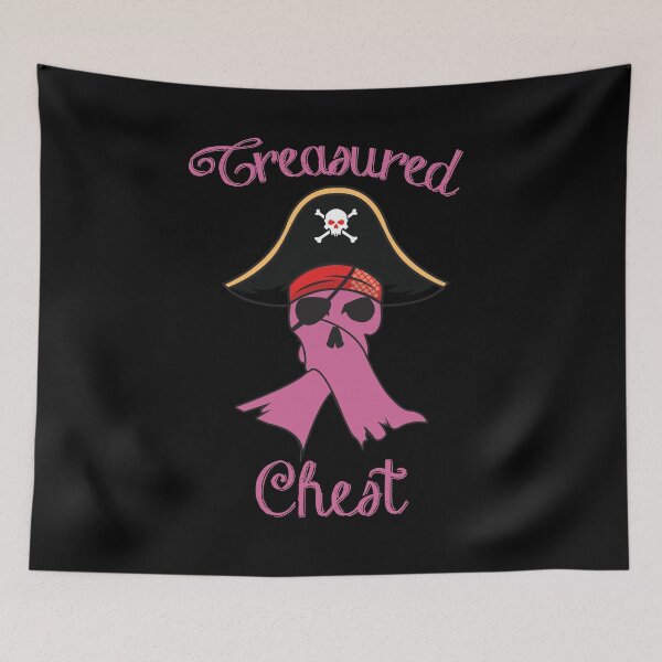 Item preview, Treasured Chest Pirate Skull designed and sold by TomGiantDesigns.