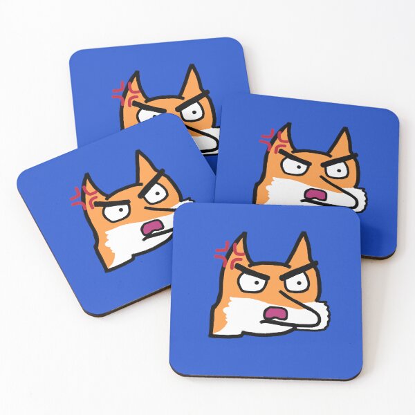 Item preview, angry fox designed and sold by asleepyfox.