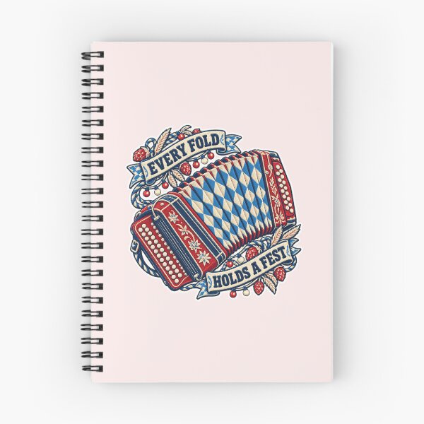 Item preview, Oktoberfest Accordion – Every Fold Holds a Fest Folk Patch designed and sold by Jaani-T.
