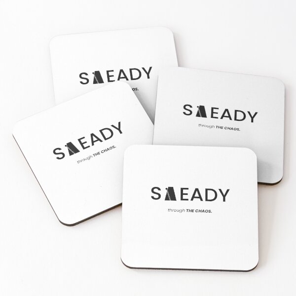 Item preview, Stay Steady Through The Chaos Minimalist Typography Design designed and sold by VanSum.