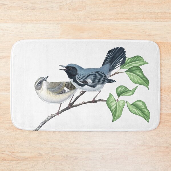 Item preview, Black-throated blue Warbler (Setophaga caerulescens) designed and sold by JadaFitch.