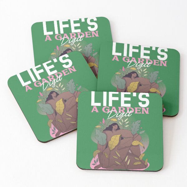 Item preview, Life's A Garden Dig It - Style Botanical Art designed and sold by chatzous.