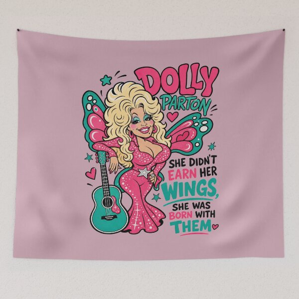 Item preview, Dolly - Born With Wings designed and sold by BrambleBox.
