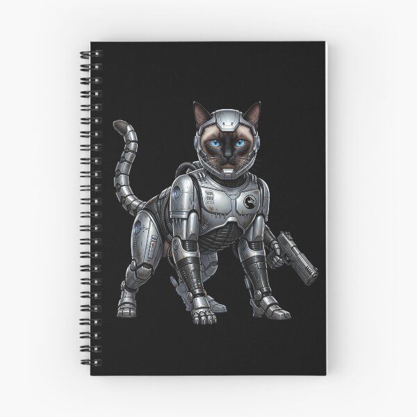 Item preview, Cyberpunk Cat Warrior - Futuristic Robot Soldier Sci Fi Art designed and sold by TOOBIC.