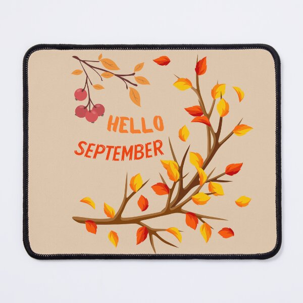 Item preview, Hello September, autumn, fall design designed and sold by ewicraft.