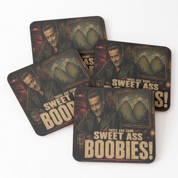 Item preview, Negan Fans Sweet Ass Boobies Two Hilltops Humor designed and sold by POD DYNASTY | Original Print On Demand T-Shirt Graphics.