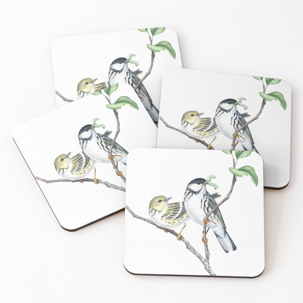 Item preview, Blackpoll Warbler (Setophaga striata) designed and sold by JadaFitch.