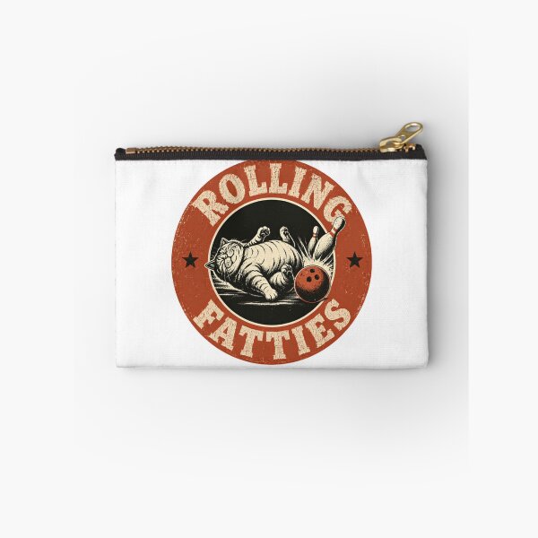 Item preview, Rolling Fatties Funny Cat Bowling Bowler designed and sold by SkeletonsDanger.