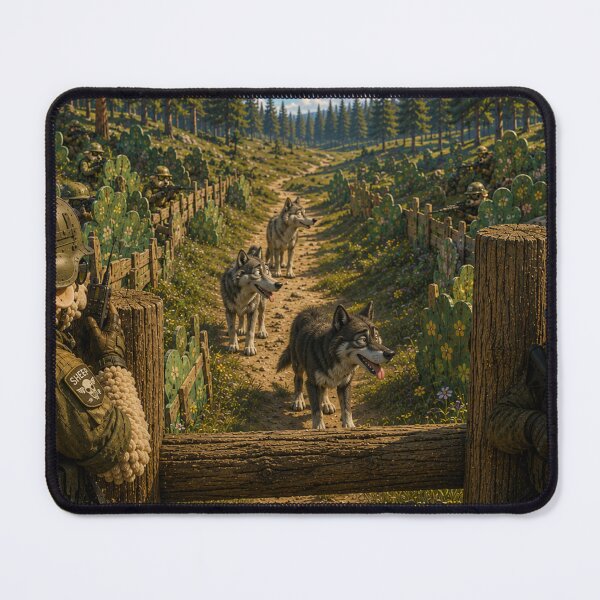 Item preview, Tactical ambush of sheep against wolves designed and sold by VECINDARIO MULTIVERSO.