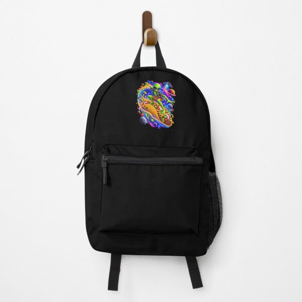 Item preview, Funny Alien Taco Space Surfer Art designed and sold by elderberry.
