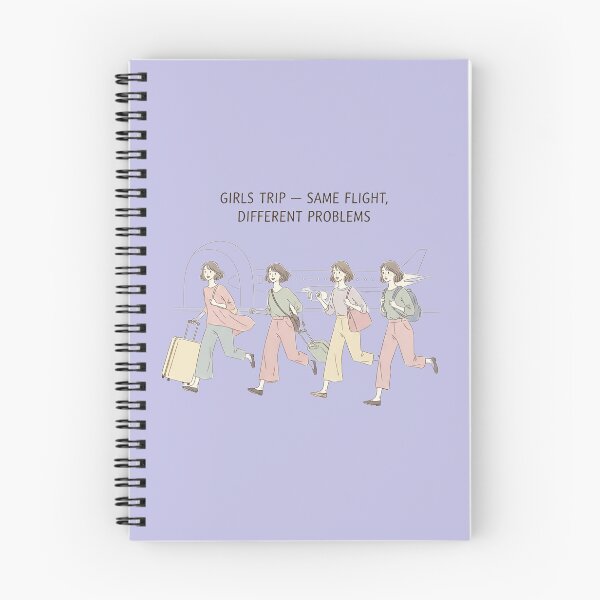 Item preview, Girls Trip Funny Quotes - Same Flight Different Problems Minimalist Line Art designed and sold by ManggaeJM.