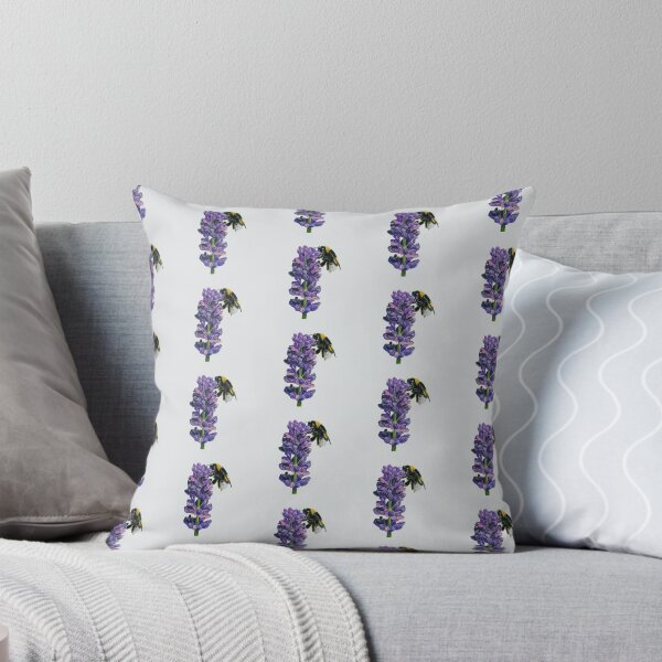 Item preview, Bumblebee - Honey Bee - Bee art - Lavender - Bee decor - Bumblebee decor designed and sold by IslesArt.