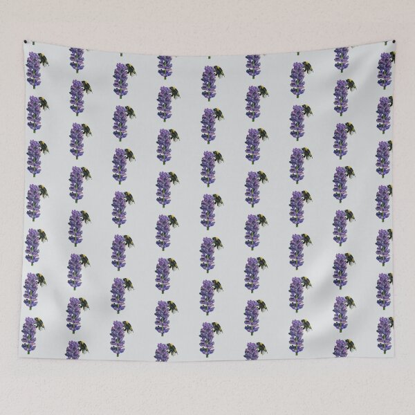 Item preview, Bumblebee - Honey Bee - Bee art - Lavender - Bee decor - Bumblebee decor designed and sold by IslesArt.