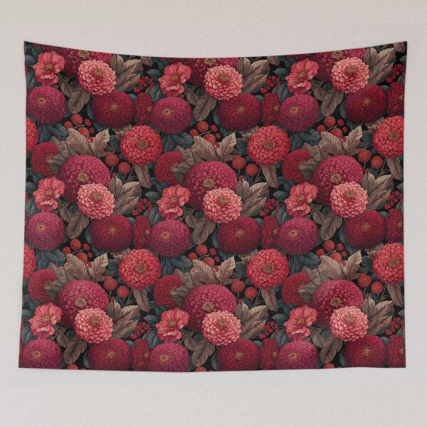 Item preview, Elegant Zinnia - Tropical Flower Pattern - Valentine Gifts For Her designed and sold by RoyalStarsPatts.