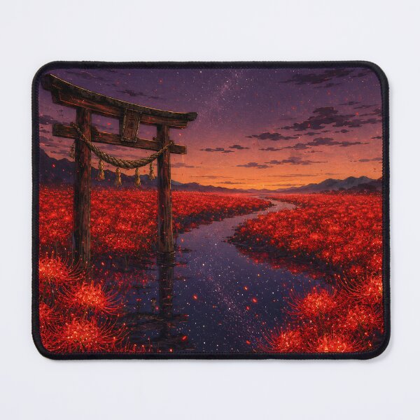 Item preview, Higanbana Sanctuary: The River of Red Spider Lilies designed and sold by MouradStudio.