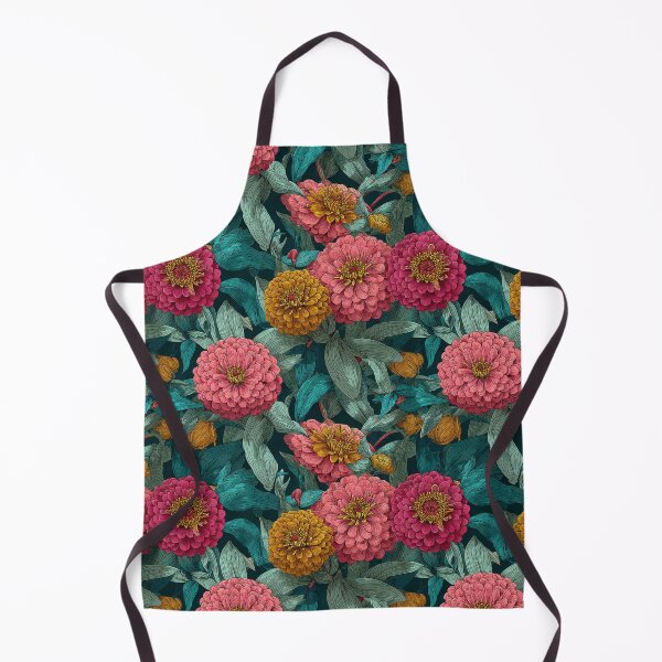 Item preview, Unique Zinnia Print  - Botanical Garden Pattern - Valentine Gifts For Him designed and sold by RoyalStarsPatts.