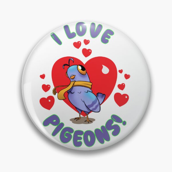 Item preview, I love pigeons designed and sold by PoddighiArt.